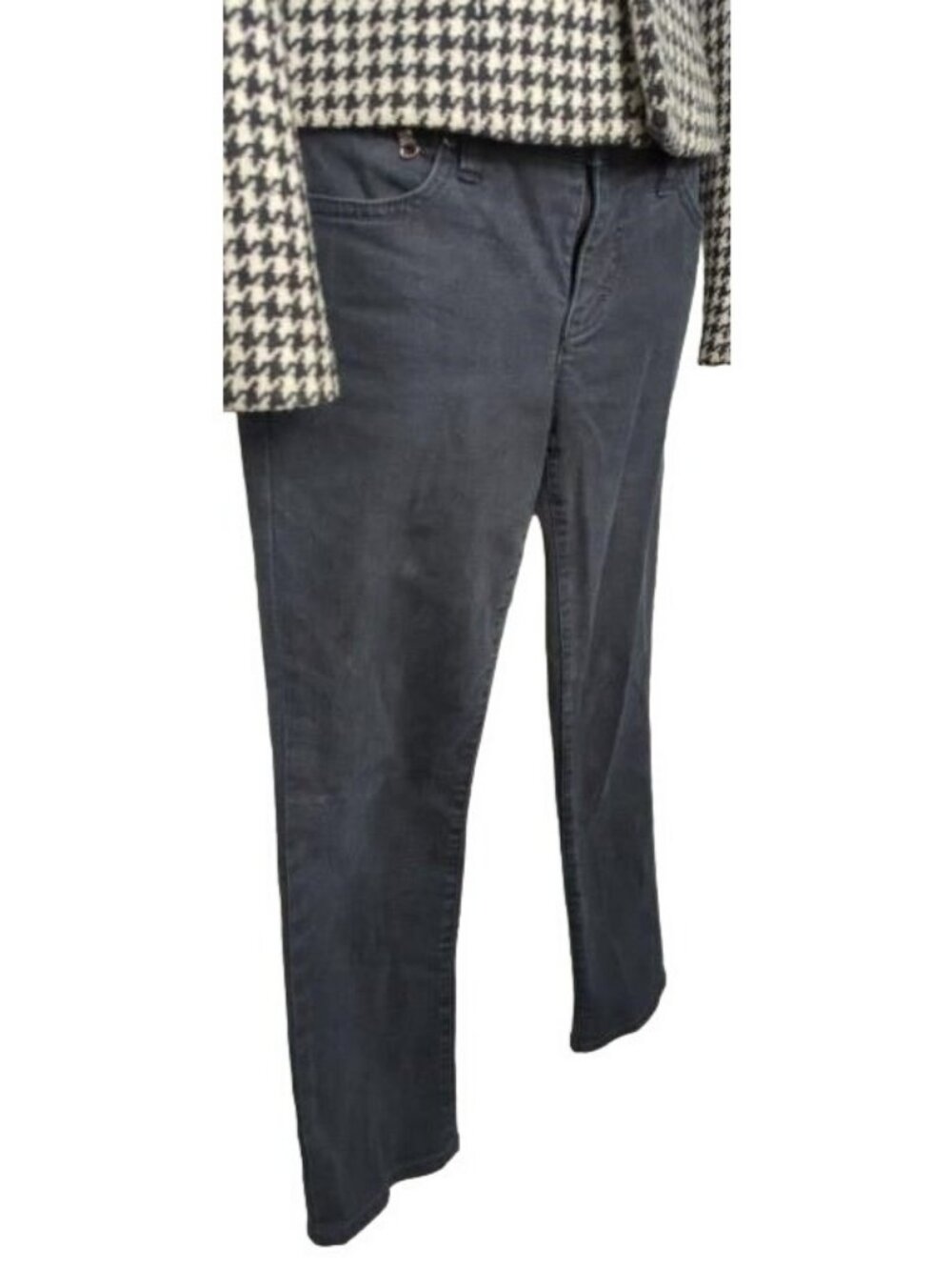 Ralph Lauren Houndstooth Wool Jacket XS & Black Jeans Modern Straight Ankle 2P - Picture 4 of 10